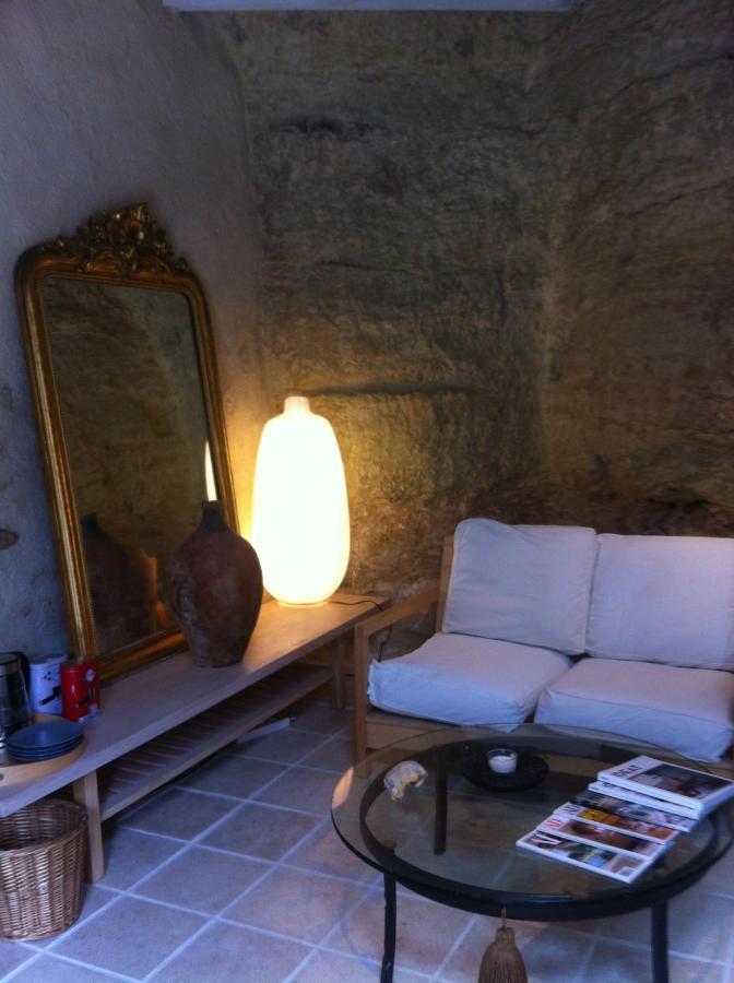 Bed and Breakfast Troglodyte loft Thoré-la-Rochette Exterior foto